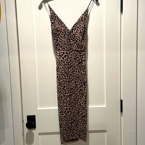 Topshop leopard print sheath dress. Size 2. Tags attached.